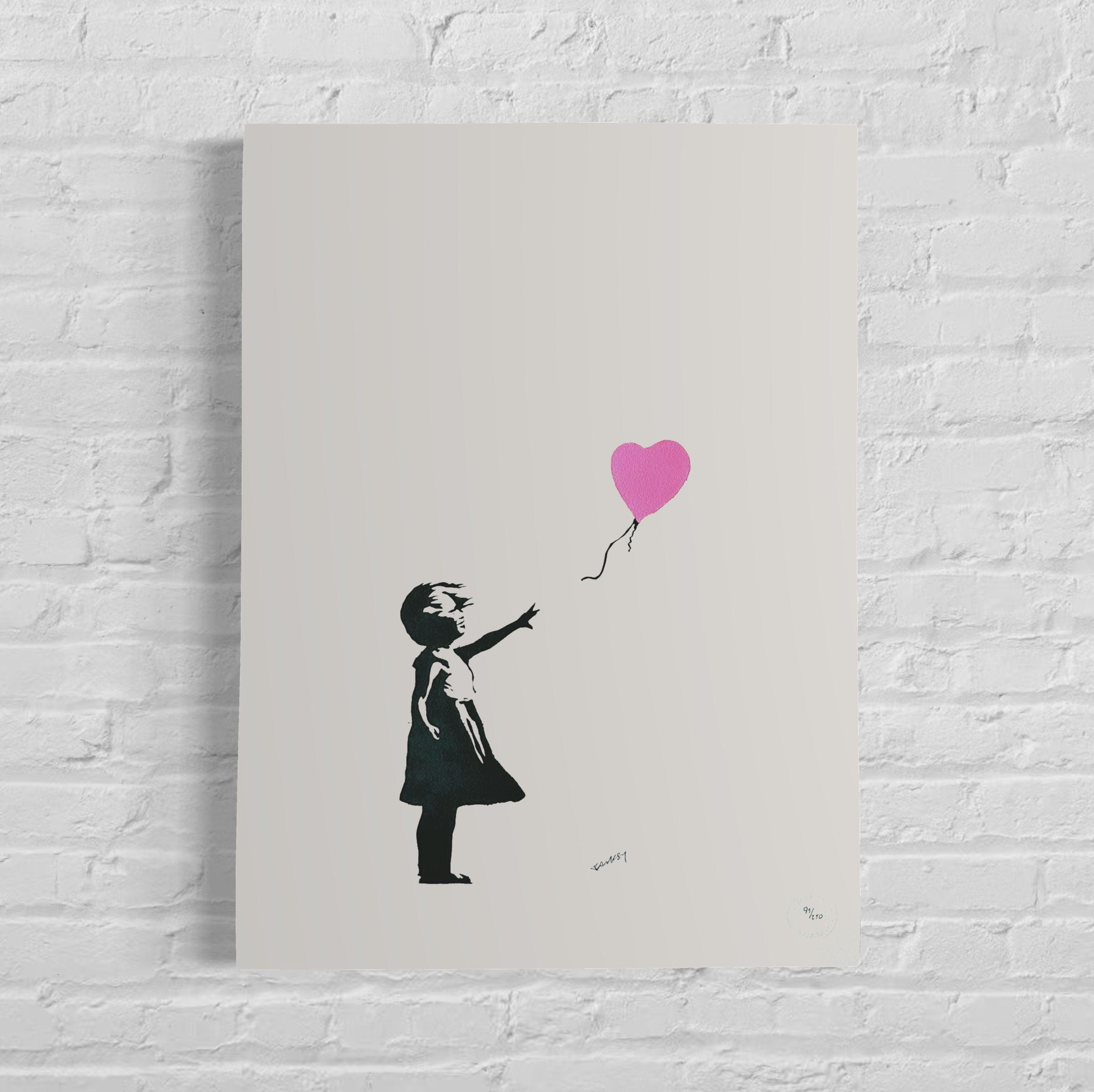 Banksy girl with the balloon